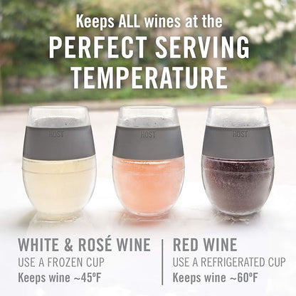 HOST Cooling Cup Plastic Double Wall Insulated Freezable Drink Chilling Tumbler - Image 3