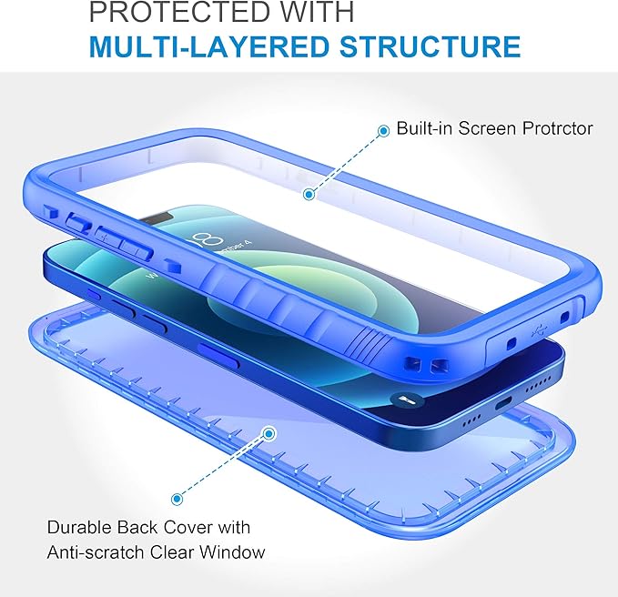 SPORTLINK Compatible with iPhone 12 Pro Max Waterproof Case - Image 4