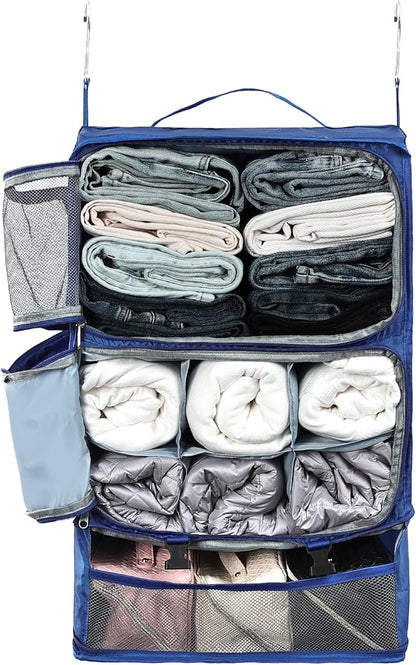 Surblue Hanging Shelves Travel Storage Bag Compression Packing Cube by SURBLUE