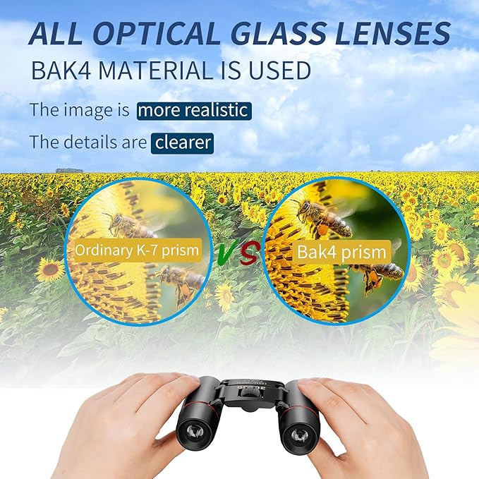 Compact Binoculars for Adults and Kids, HD Mini Portable Outdoor Binoculars - Image 5