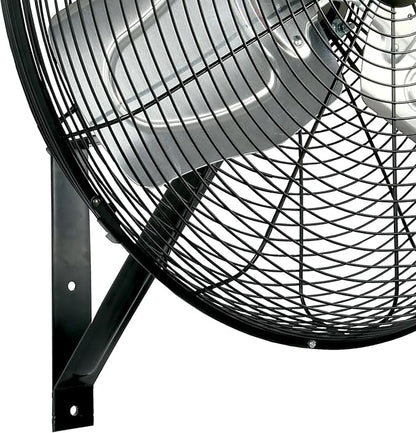 Hurricane 30" Pro Commercial Grade Oscillating Wall Mount Fan, or Workshop - Image 9