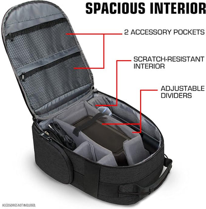 USA Gear Audio Equipment Backpack Fits Audio-Technica System 10, Shure BLX4 - Image 4