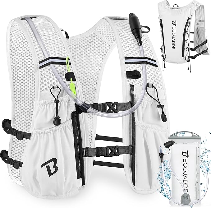 BECOJADDE Running Vest Hydration Backpack by BECOJADDE