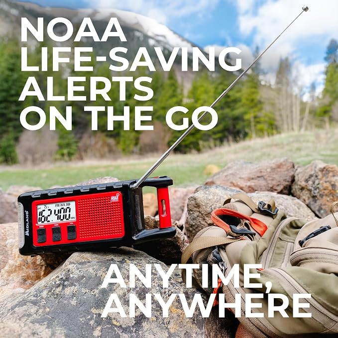 Midland - ER310PRO, Portable Emergency Bluetooth Weather AM/FM Radio - Image 2