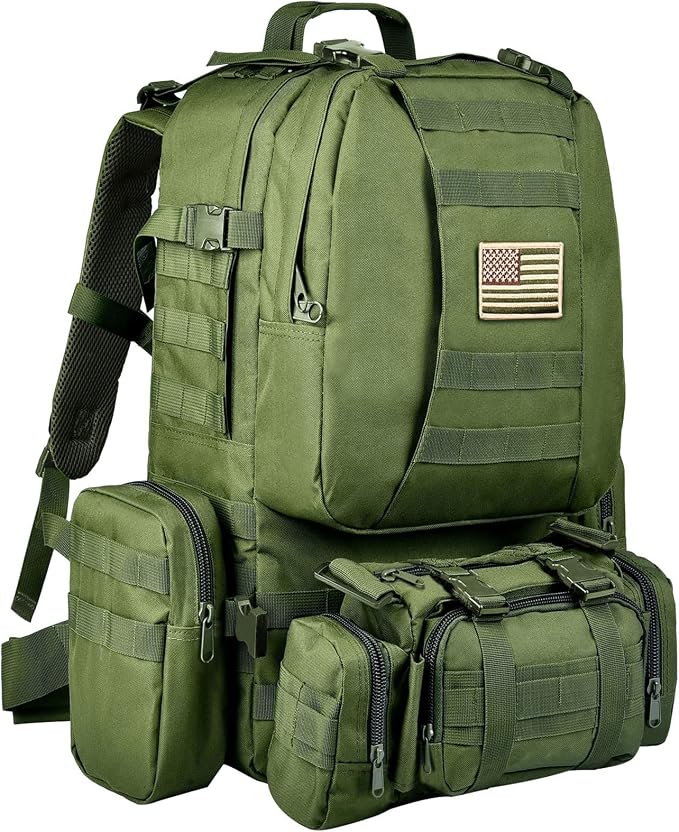 CVLIFE Tactical Backpack Military Army Rucksack 60L Large Assault Pack by CVLIFE