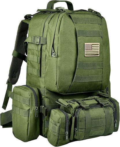 CVLIFE Tactical Backpack Military Army Rucksack 60L Large Assault Pack by CVLIFE