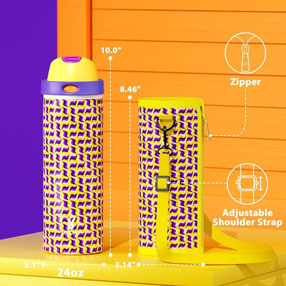 24 oz Insulated Water Bottle - Image 7