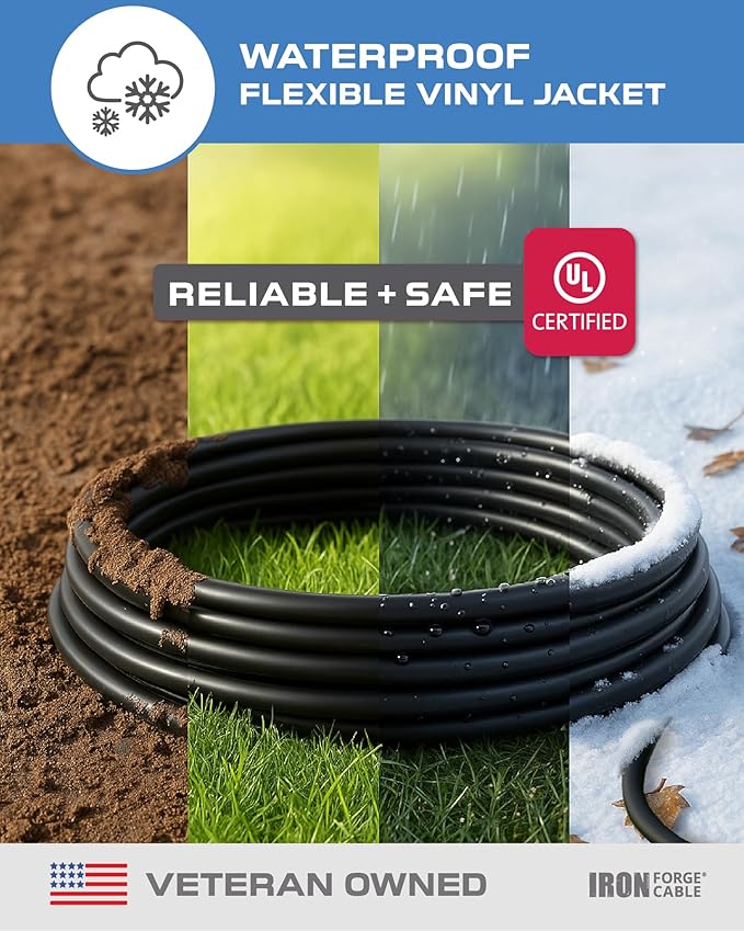 Iron Forge Cable 75 Ft Black Extension Cord - Image 2