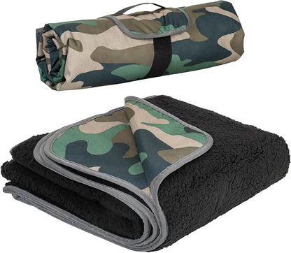 Tirrinia Large Waterproof Outdoor Blanket, Soft Warm Windproof Stadium Blanket by Tirrinia