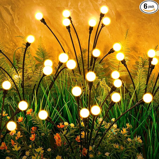 ASMAD Solar Lights Outdoor, Solar Garden Lights, Outdoor Decorations, Firefly by ASMAD