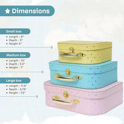 Jewelkeeper Decorative Storage Boxes Set of 3 - Image 3