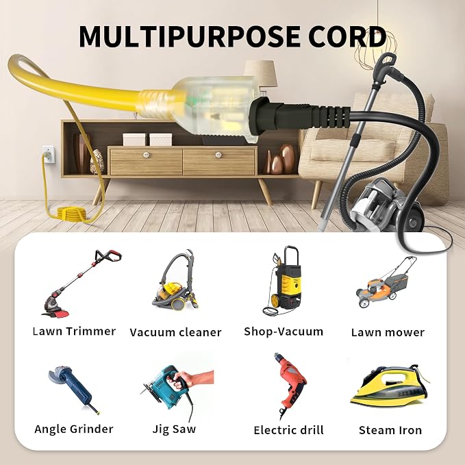POWGRN 200 Ft 10AWG Outdoor Extension Cord Waterproof Heavy Duty 10 Gauge 3 - Image 7
