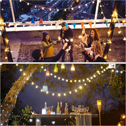 100ft Globe String Lights Indoor Outdoor Waterproof, 200 LED Christmas fairy - Image 9