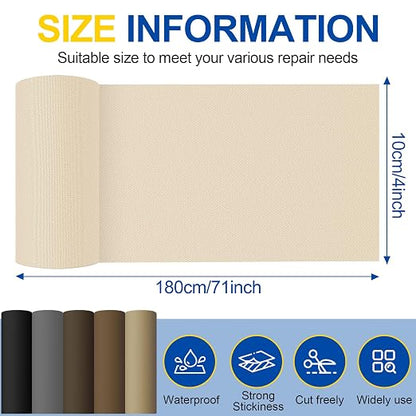 Fabric Repair Tape, Self Adhesive Canvas Repair Patch, Waterproof Outdoor - Image 2