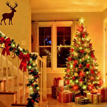 88FT 240LED Extra-Long Connectable String Lights Indoor Outdoor Clear Wire - Image 7