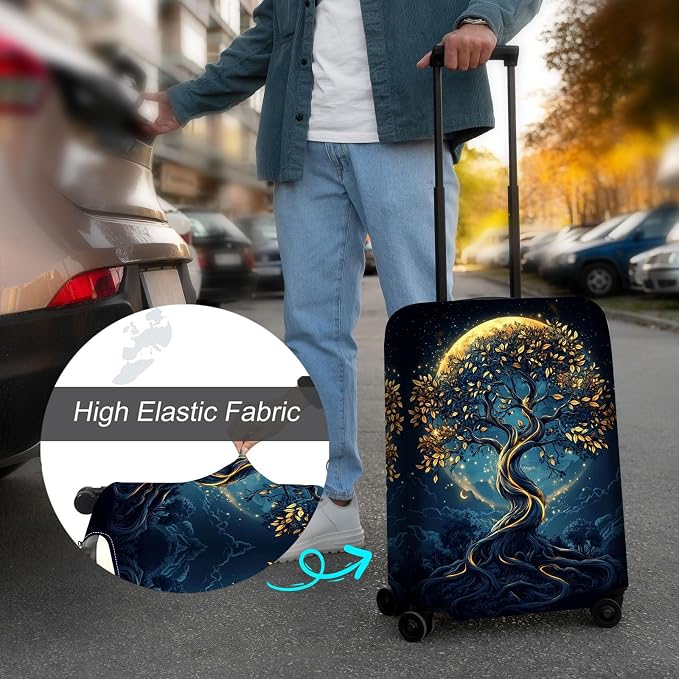 Luggage Cover Protector for 26-28 Inch Suitcases, TSA Approved Elastic Travel - Image 4