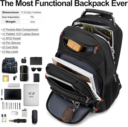 Boavan Laptop Backpack for men, 15.6 inch Laptop Bag - Image 5