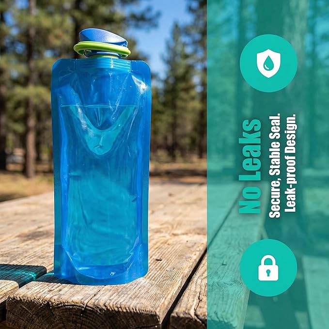 Jinora 3 Pack Collapsible Water Bottles - Image 4
