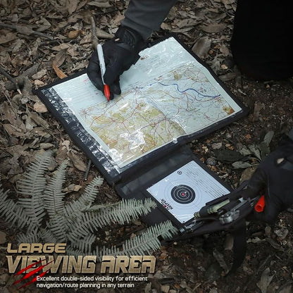 LIVANS Tactical Pouch Military Map Case Holder Army Foldable Map Storage Pouch - Image 4