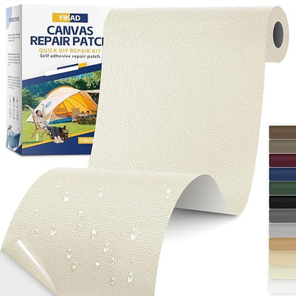 Fabric Repair Tape, Self Adhesive Canvas Repair Patch, Waterproof Outdoor by Unknown