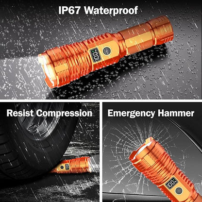 Flashlights High Lumens Rechargeable, 000LM LED Super Bright Flash Light - Image 7