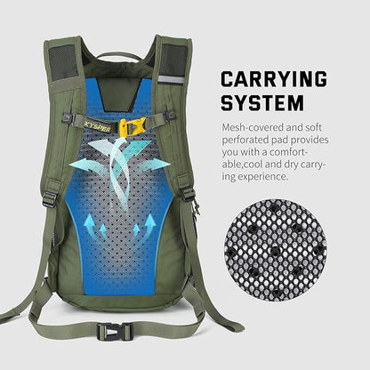 SKYSPER Small Hiking Backpack, 20L Lightweight Travel Backpacks Hiking Daypack - Image 2