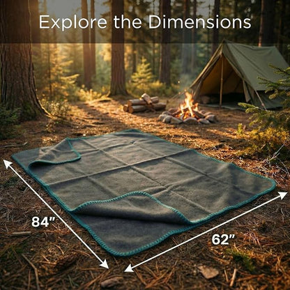 Wool Camping Blanket 10-Pack - Image 2