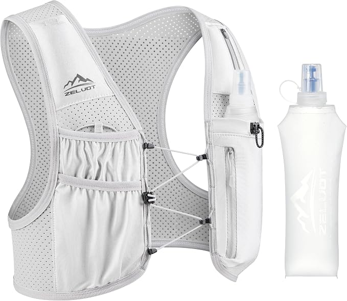 Zelvot Running Vest for Women Men, USA Original Patent, Adjustable Chest Straps by Zelvot