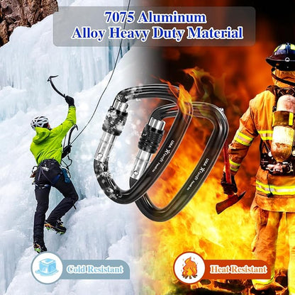 UIAA Certified 25kN-42kN Climbing Carabiners - Image 9
