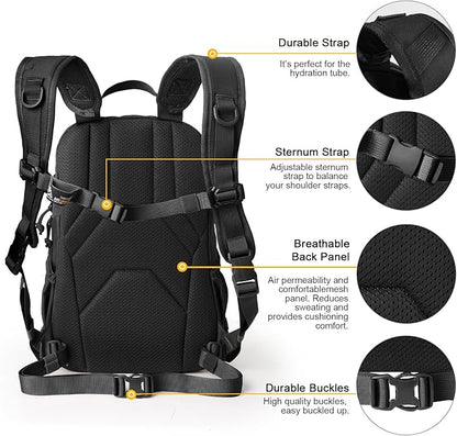 Mardingtop Small Tactical Backpack, Molle Hiking Backpack - Image 4
