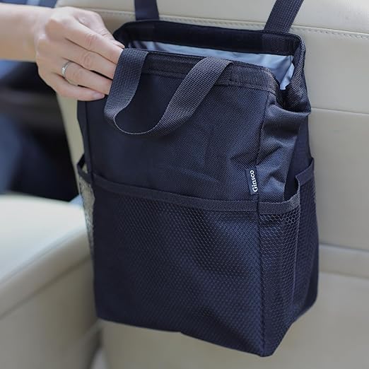Ginsco New Leak-Proof Travel Trash Bag, Hanging Car Trash Can by Ginsco