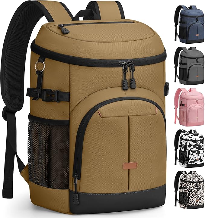 Pritent Cooler Backpack for Men Women Insulated Waterproof Backpack Cooler Leak by Pritent