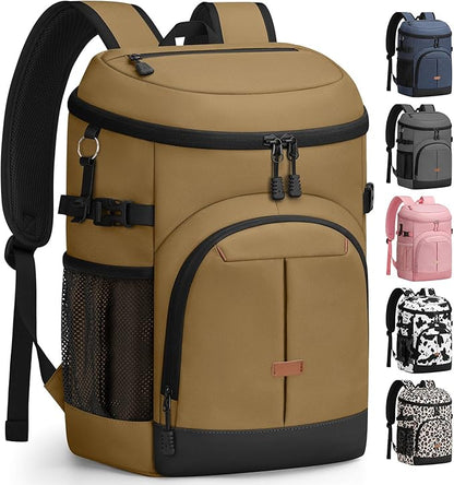 Pritent Cooler Backpack for Men Women Insulated Waterproof Backpack Cooler Leak by Pritent