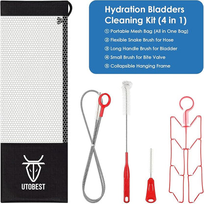 UTOBEST Water Bladder, Hydration Bladder 2L 3L, TPU BPA Free Leak-Proof Water - Image 2