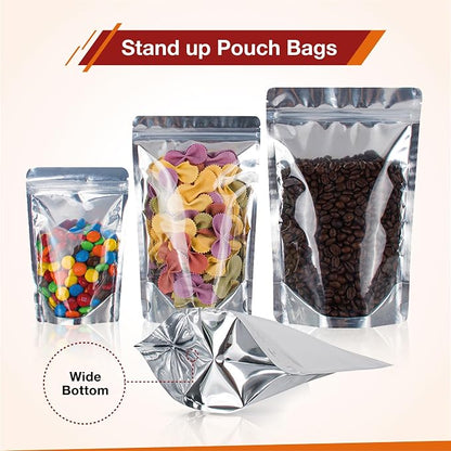 BELLE KR® 5x8 Mylar Bags with Window Stand Up - Image 6