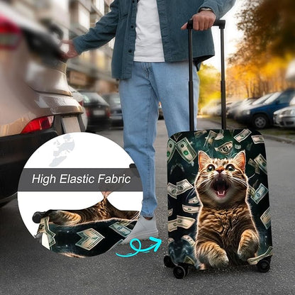 Luggage Cover Protector for 19-20 Inch Suitcases, TSA Approved Elastic Travel - Image 4