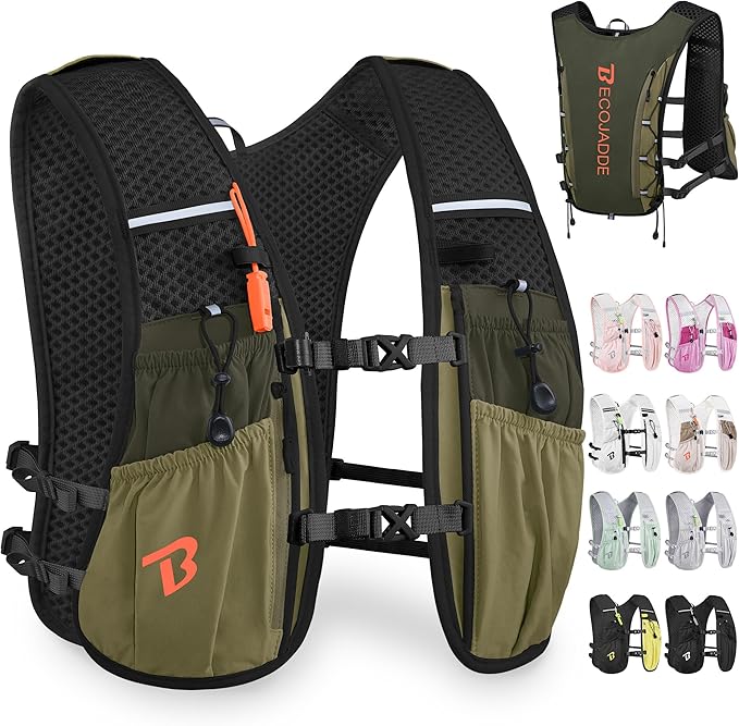 BECOJADDE Running Vest Hydration Backpack by BECOJADDE