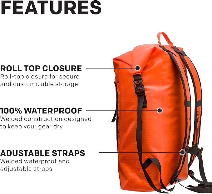 Grundéns Bootlegger Roll Top Backpack | Waterproof - Image 4