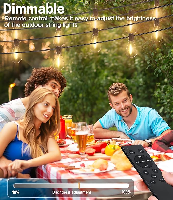 Tenmiro 100FT LED Outdoor String Lights - Image 5