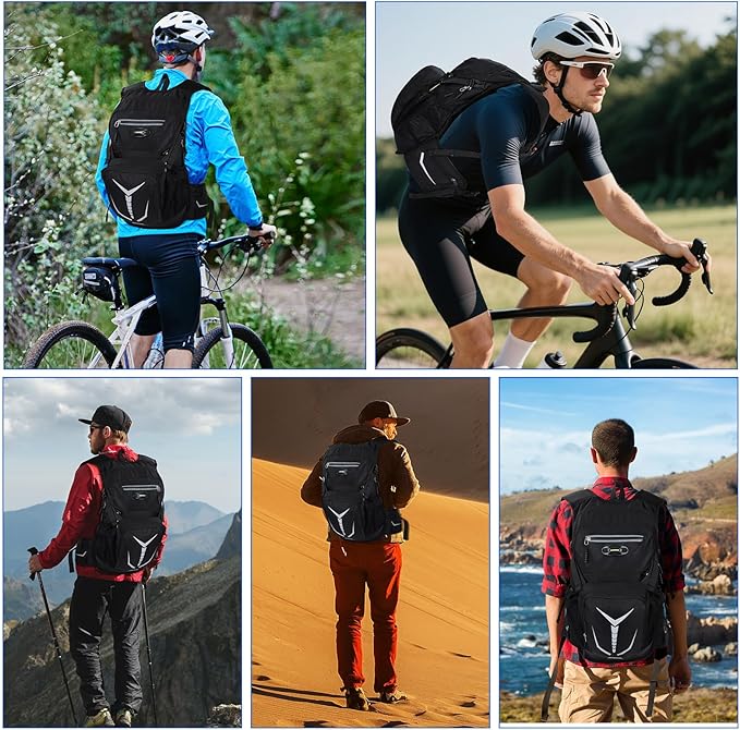 Insulated Hydration Backpack - 18L Leak-Proof Hiking Daypack - Image 6