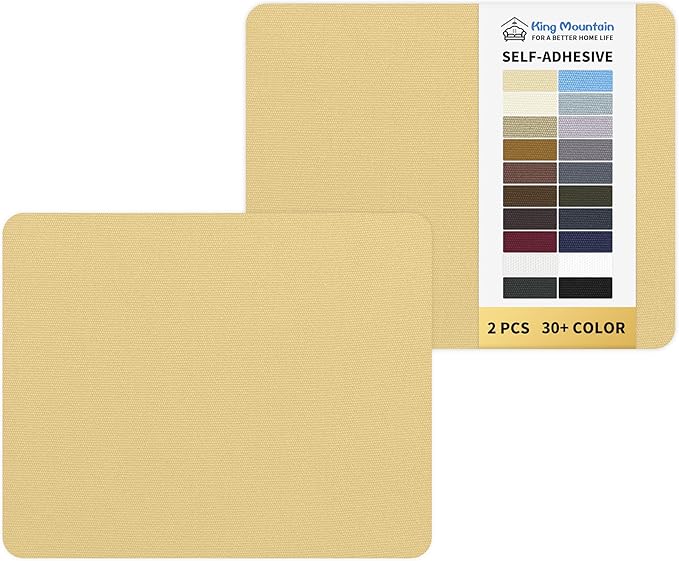 KING MOUNTAIN Canvas Repair Patch 9 x11 Inch 2 Pcs Self-Adhesive Waterproof by ForABetterHomeLife