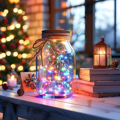 Minetom Multicolored Fairy String Lights, 33 Ft 100 Led Waterproof Starry - Image 7