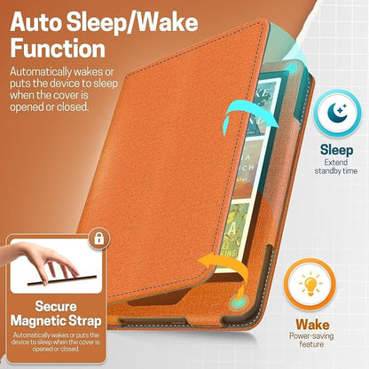 TNP Stand Case with Strap for Kindle Paperwhite 12th Gen 2024 / Kindle - Image 4