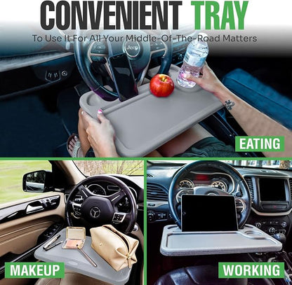 lebogner Steering Wheel Tray, Car Food Trays - Image 2