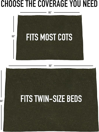 Rothco Wool Rescue Survival Blanket – Warm Emergency Outdoor, Camping Sleep - Image 4