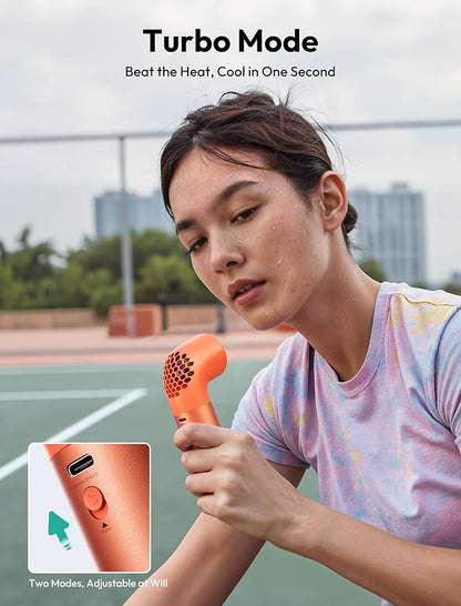 Aecooly Portable Handheld Fan, Powerful Turbo Mini Fan, 19000 RPM High Speed - Image 5
