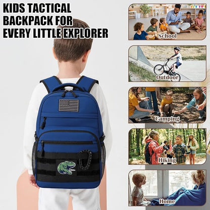 Kids Tactical Backpack Army Molle Bookbag Military Boys Backpack - Image 6