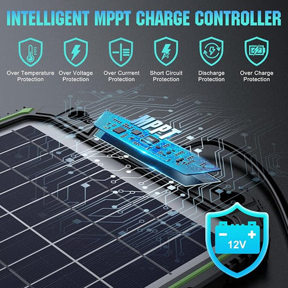Sun Energise 10W 12V Solar Battery Charger Maintainer PRO, Built-in Smart MPPT - Image 2