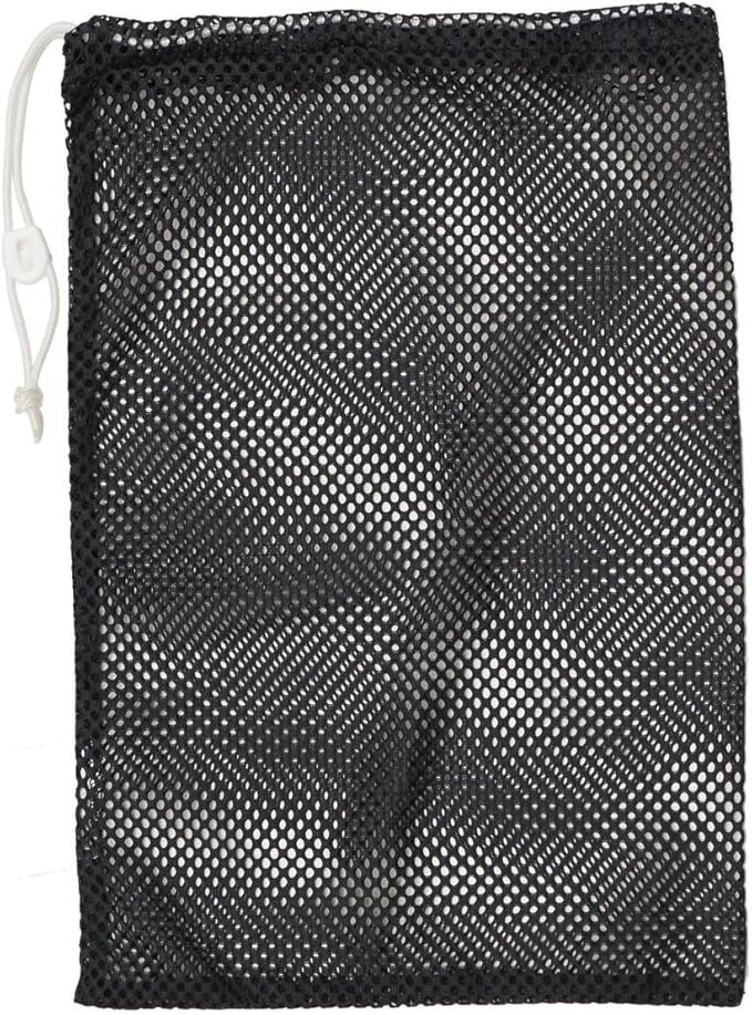 Champion Sports Mesh Equipment Bag – Heavy-Duty Nylon Drawstring Bag by ChampionSports