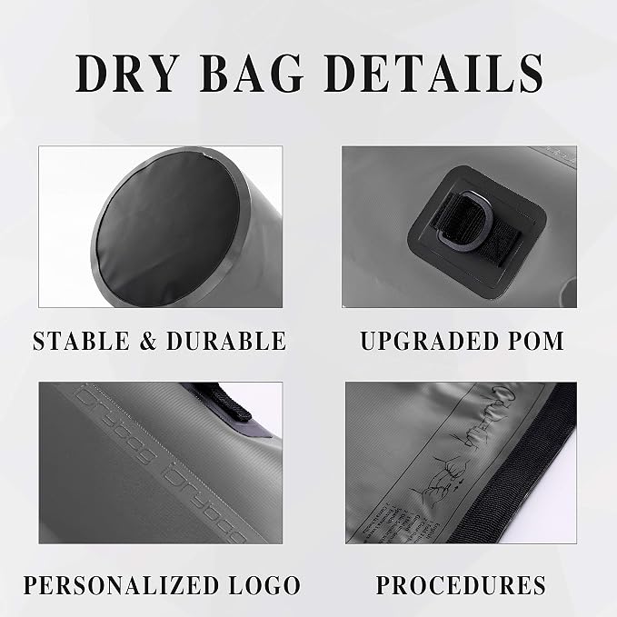 IDRYBAG Dry Bag for Kayaking Waterproof 2L/5L/10L/15L/20L, Small Dry Sack - Image 2